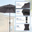 3m Large Paraso With UV, Garden Sun Shade Canopy Patio With Crank Tilt, Outdoor Umbrella  -1788396154