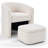 Braedin 28" Wide Modern Upholstered Accent Chair With Storable Ottoman-2102807145