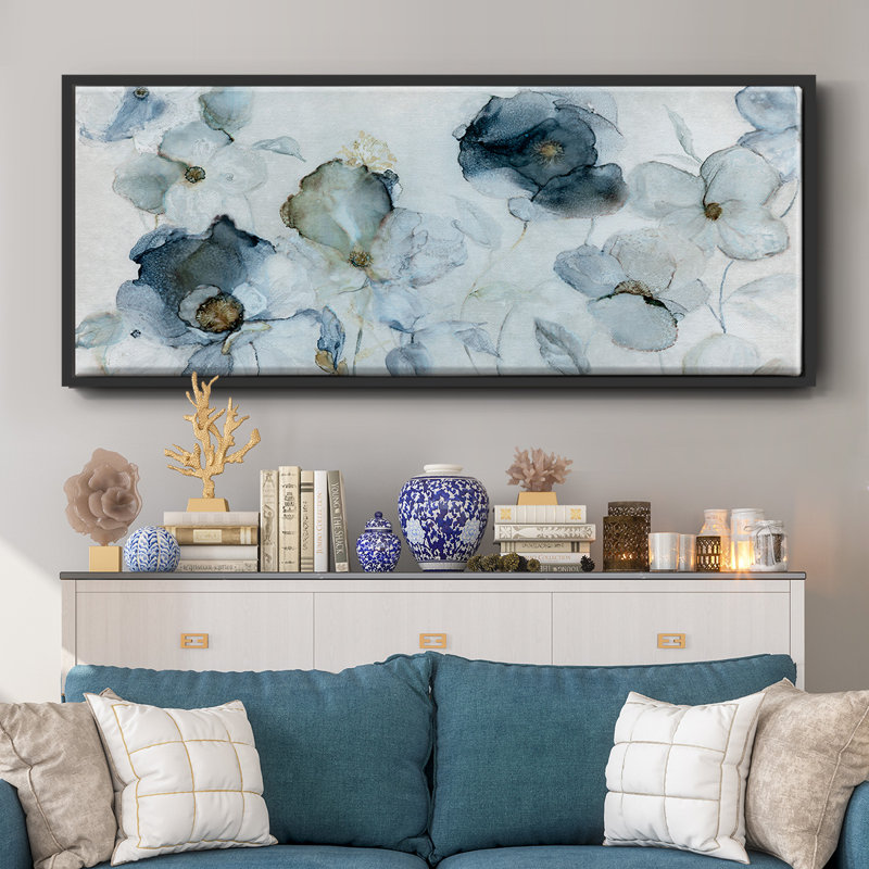 Flowering Indigo- Framed Canvas