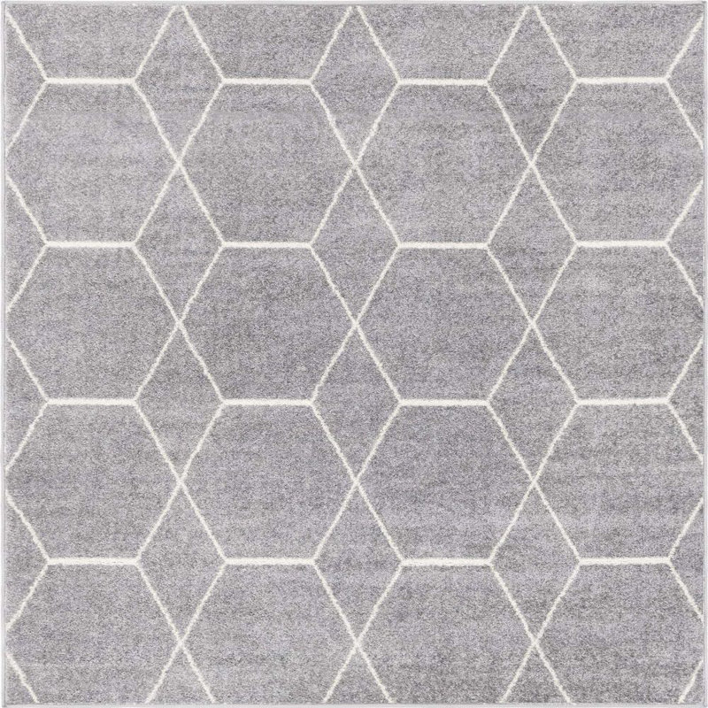 Tellaro Abstract Indoor Rug, Square 7'