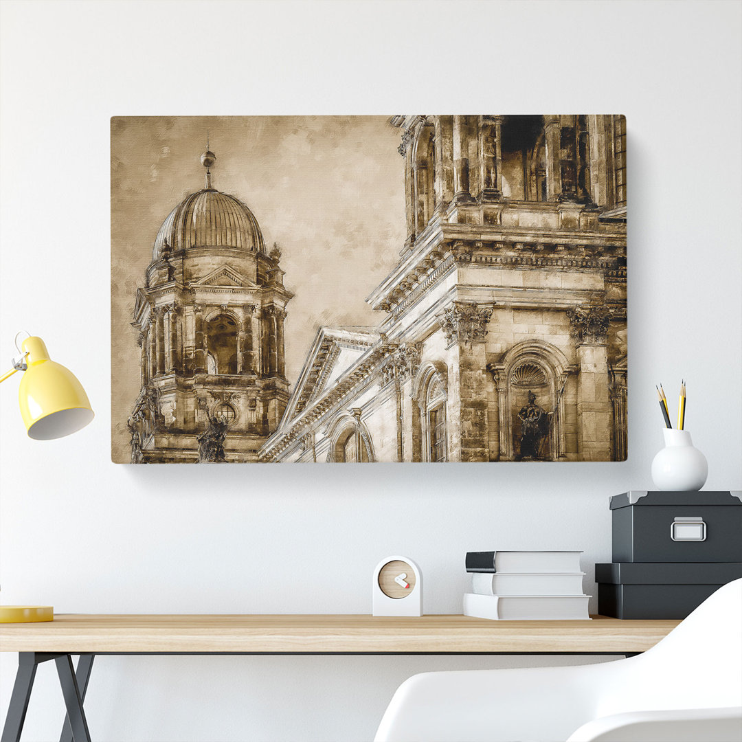 Dom Berlin Cathedral Painting - Wrapped Canvas