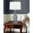 Afragola 28" Dark Blue Swirl Table Lamp