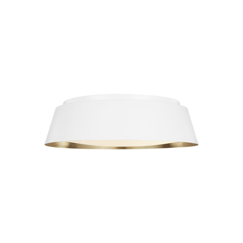 Plafonnier encastré 4 lumières 19 po Adriatic, Blanc mat