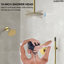 Robinet de douche à haute pression à fixation au plafond, système de pomme de douche double avec valve brute, douche à main-95466162