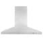36" 400 CFM Convertible Island Range Hood in Brushed 430 Stainless Steel