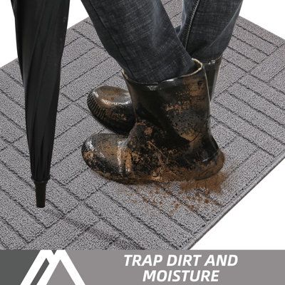 Tapis de porte en polypropylène antidérapant antitaches