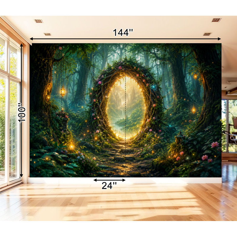 Adhésif mural amovible auto-adhésif et amovible, 99.6" L x 144" W