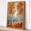 Autumn Birch Forest Scandinavian - Wrapped Canvas-1546409597-1546409599