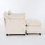 Accent Chair with Ottoman and Chenille Upholstery-133064649