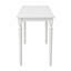 Table de bar rectangulaire contemporaine de 48 po avec pieds en broche compacts-17684081