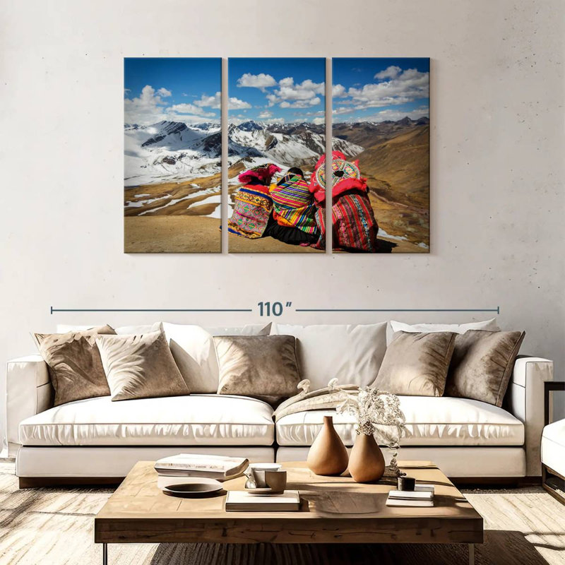Nicci Natives Of Cusco, 28" H x 45" W