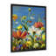 «Summer Flower Field Blue», reproduction d'art sur toile traditionnelle-1232606768-1232606783