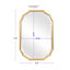 Miroir biseauté pleine grandeur traditionnel Everly-60553678