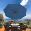 Parasol extérieur en oléfine pour terrasse de 5 pi sans décoloration 5 pi ...