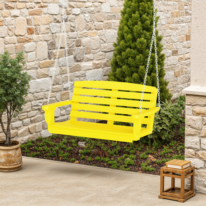 Classic Porch Swing, Lemon Yellow