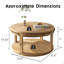 Table basse et canapé 31,5 pouces
