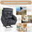 Muli 41.00 W 4 Large Power Motors Recliner with Lift Assist,Cup Holders-620242313