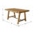 6-Person Solid Wood Trestle Dining Table-1177672315