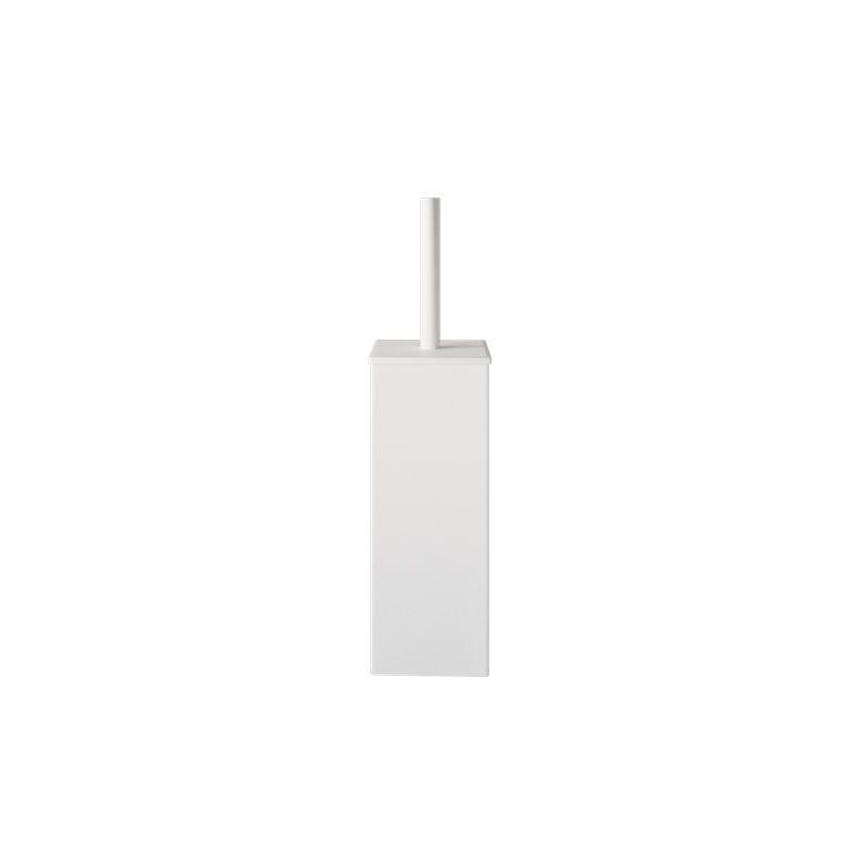 MUGO Free Standing Toilet Brush and Holder, White