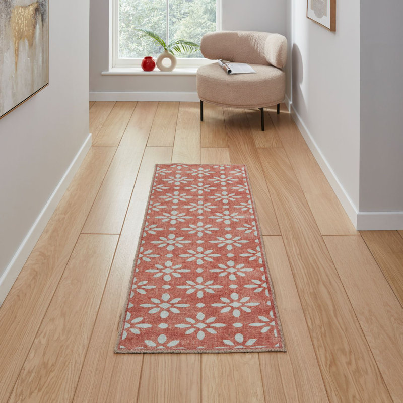 Vincenzo Geometric Flat Weave Area Rug, Runner 76 x 230cm