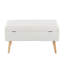 Banc avec rangement rabattable