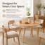 Tables de salle à manger extensibles (table seulement, sans chaises, avec plateau et pieds), cuisine moderne en bois aggloméré
