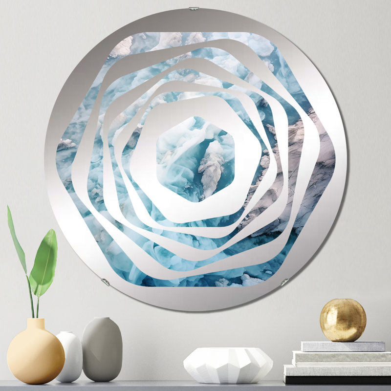 Caoilte - Miroir décoratif Amorphe, 23,6 po x 23,6 po