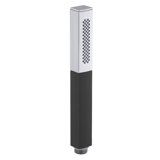 Shift 2.5 GPM Square 2-Way with Black Handle Rain Handheld Shower Head