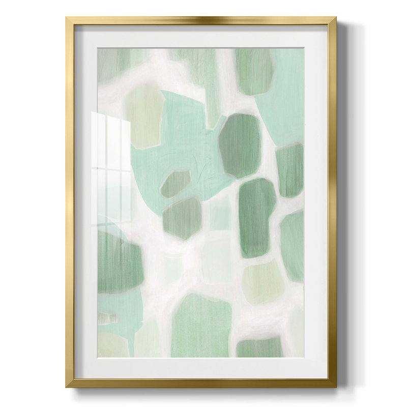 River Shapes II - impression encadrée, H 28,5 po x l 20,5 po