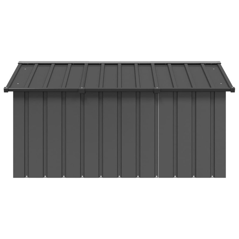 Huddersfield Dog Hutch, 116.5cm W x 153cm H x 81.5cm D, Anthracite