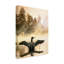 «Misty Dawn Loon» par Etelca, impression sur toile tendue-27649578