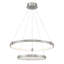 Lustre à DEL en nickel antique Dennell