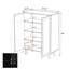 Armoire d'appoint en bois 2 portes avec tablettes réglables Corvyn-666477047-666477032