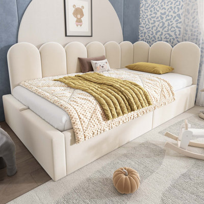 Upholstered Daybed Bed With Storage