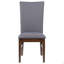 Chaise d'appoint rembourrée (ensemble de 2)