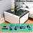 Modern Side Table With Built-in Fridge, Wireless Charging, Removable Door Seal - Luxury Rectangular For Home Living Area Smart Refrigerator, Charge, Type-c Port, Outlet Protection Bedroom & Ports-989034733