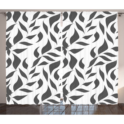 Semi Sheer Curtain Pair
