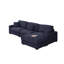 Canapé modulaire en chenille 5 pièces Khailey-102507355