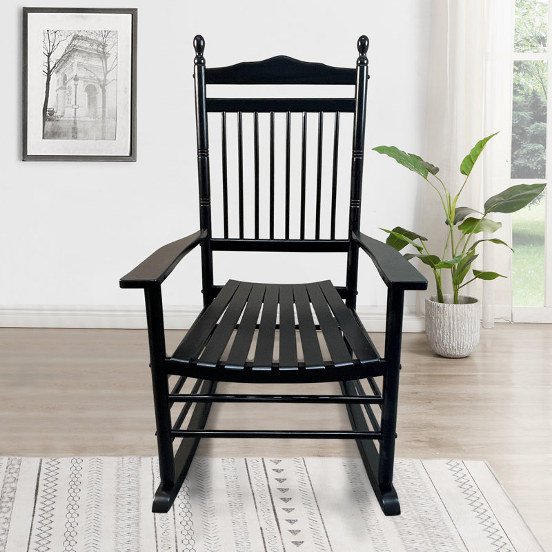 Chaise berçante Shingadia, Noir