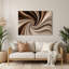 Gradient Abstract 60, art mural gris en métal-1713920275