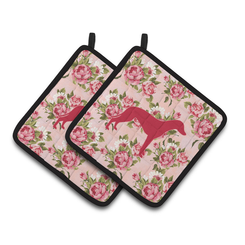 East Urban Home Floral Polyester Potholder