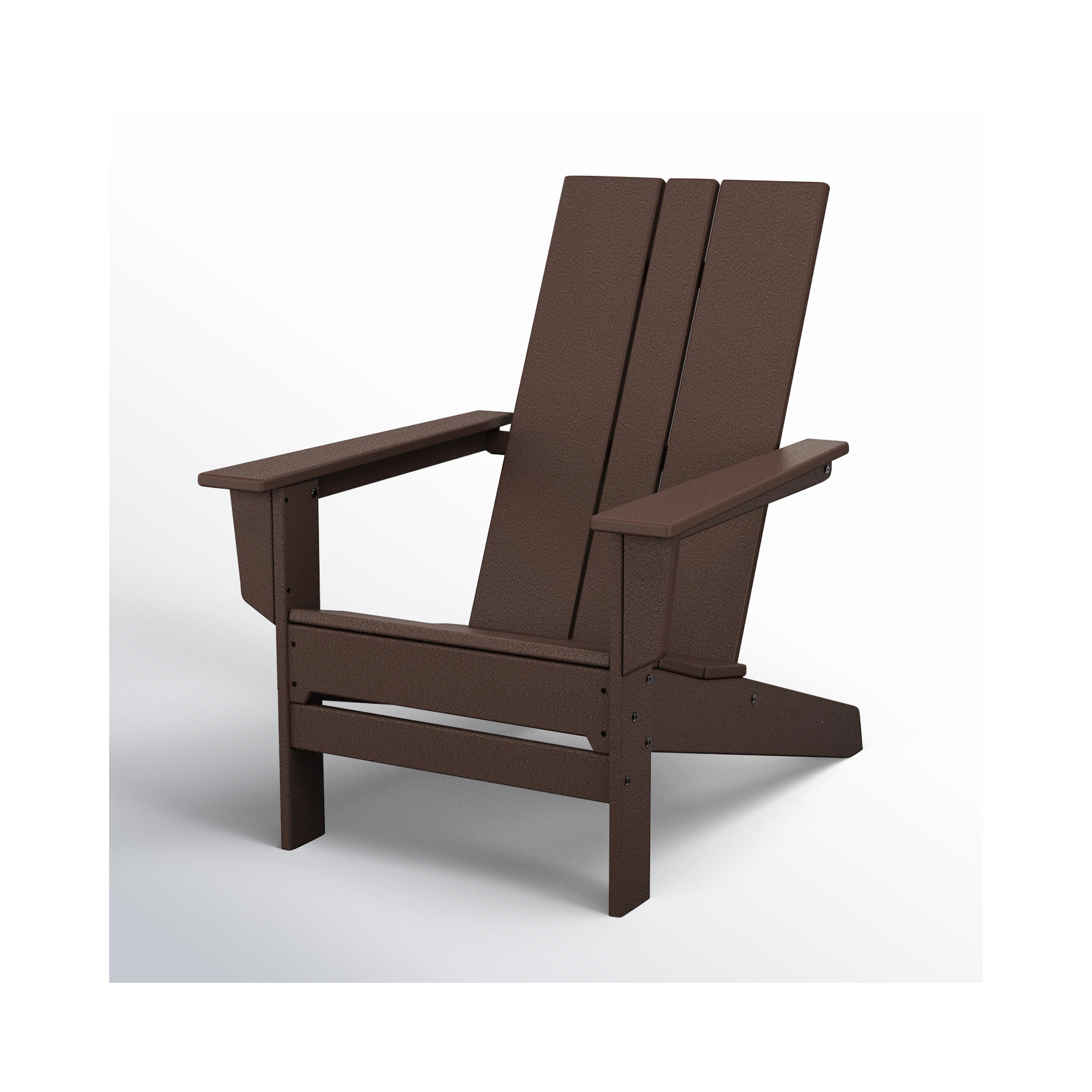 POLYWOOD x AllModern Plastic Adirondack Chair, Mahogany
