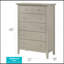 Coffre Glond Furniture Hammond, champagne argenté-852896736