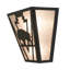 2 - Light Flush Mounted Sconce