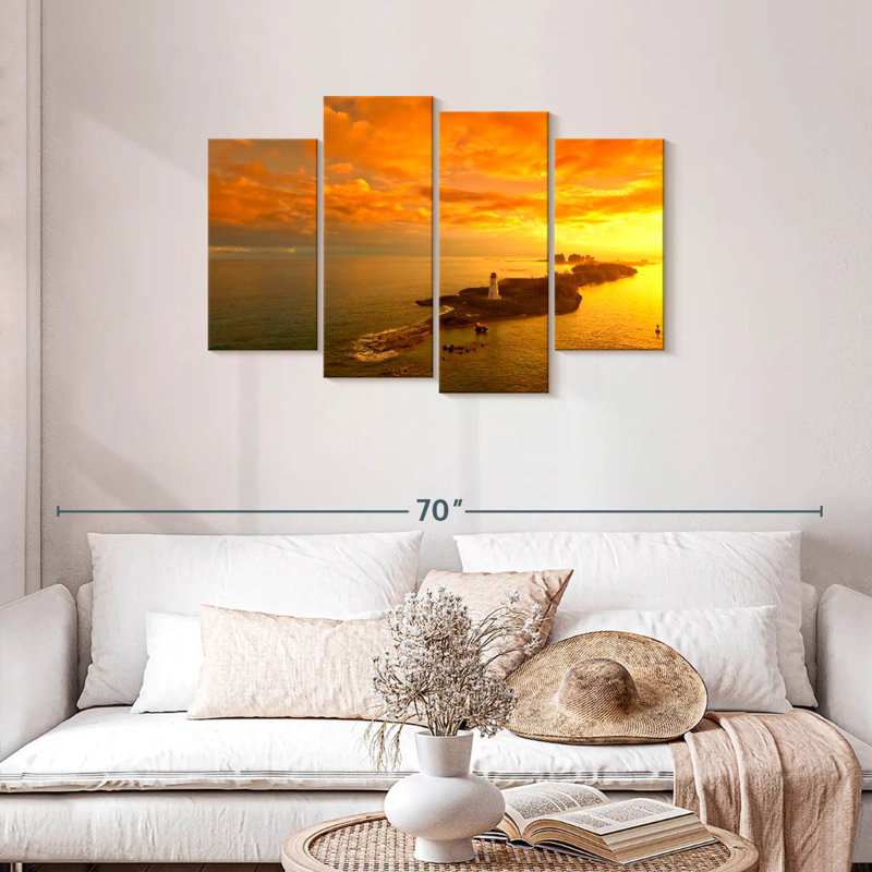 Gillard Nassau Harbour Lighthouse, 27'' H x 43'' W