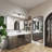72 in. W * 36 in. H Rectangular Aluminum Framed Wall Bathroom Vanity Mirror in Black-71730955-71730952