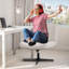Chaise de travail avec siège rembourré Walsunny-98415128