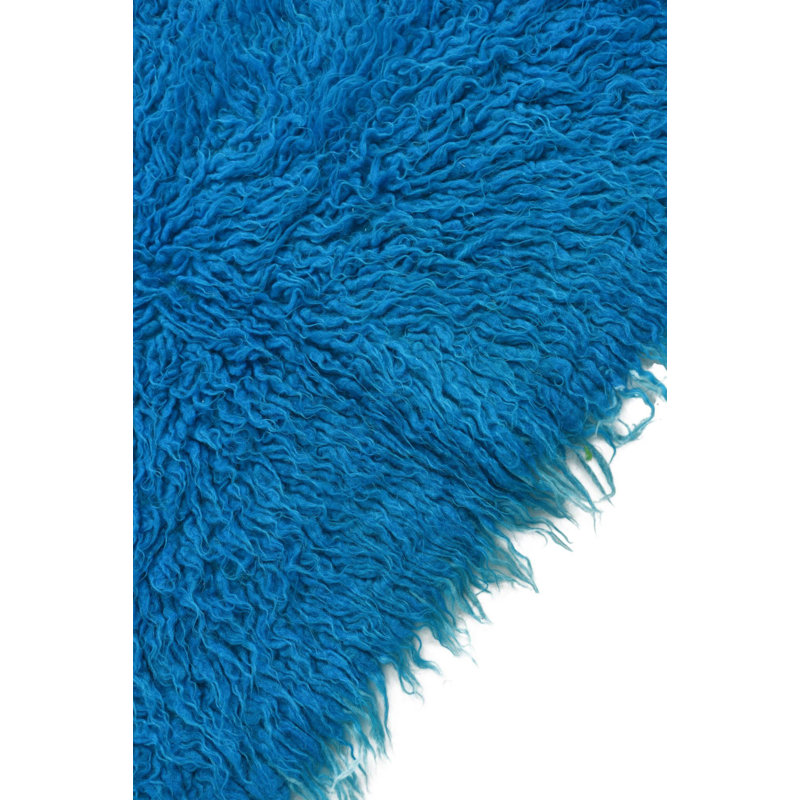 Rectangle 2'1 x 4'1 Pires Blue Rug