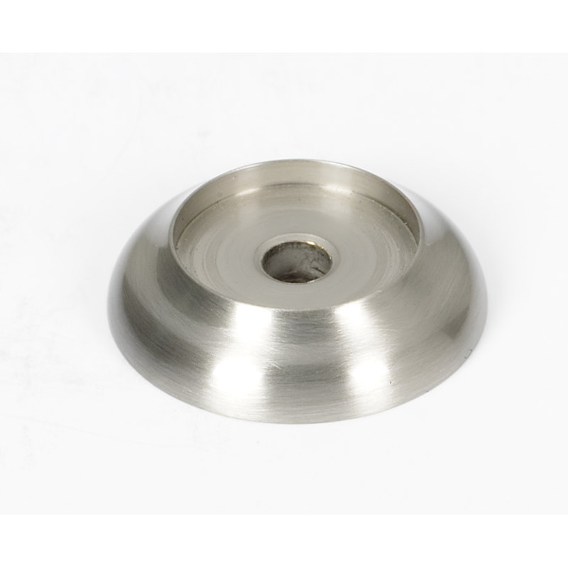 Plaque arrière 1 po rosette, Nickel satiné