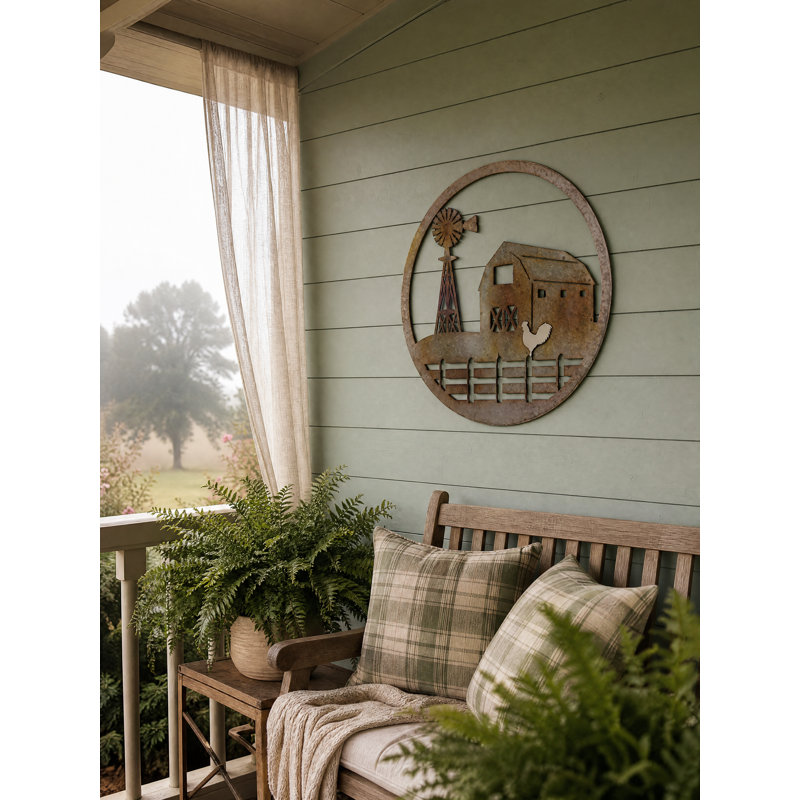 Circle Barn Wall Decor